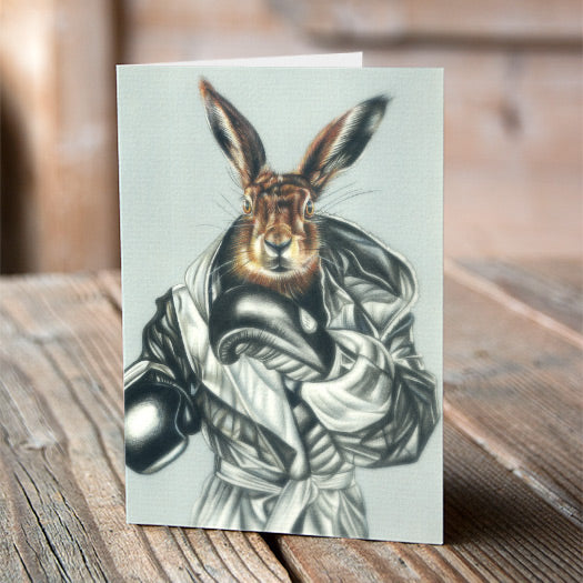 BOXING HARE - CARDS (SET OF 6)